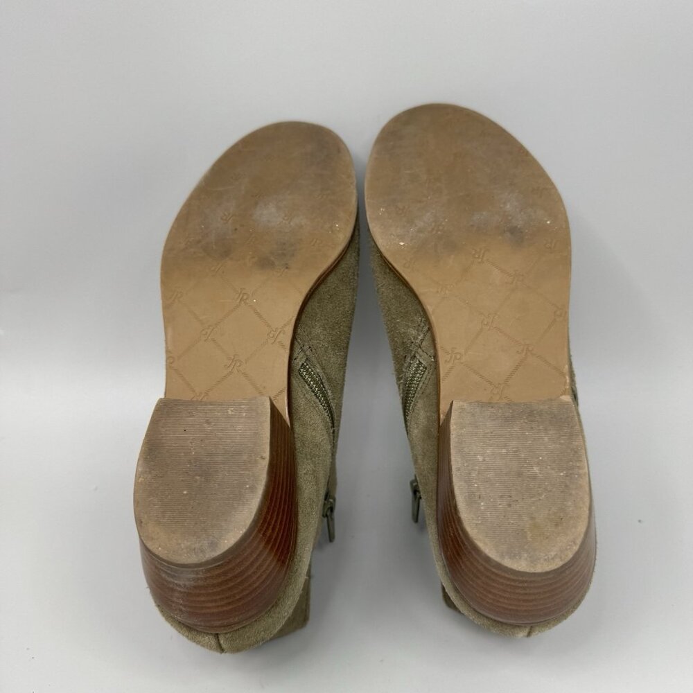 Jack Rogers Womens Peyton Ankle Booties Brown Leather Upper Side Zipper Size 6.5 - Picture 9 of 9
